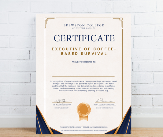 Executive of Coffee-Based Survival