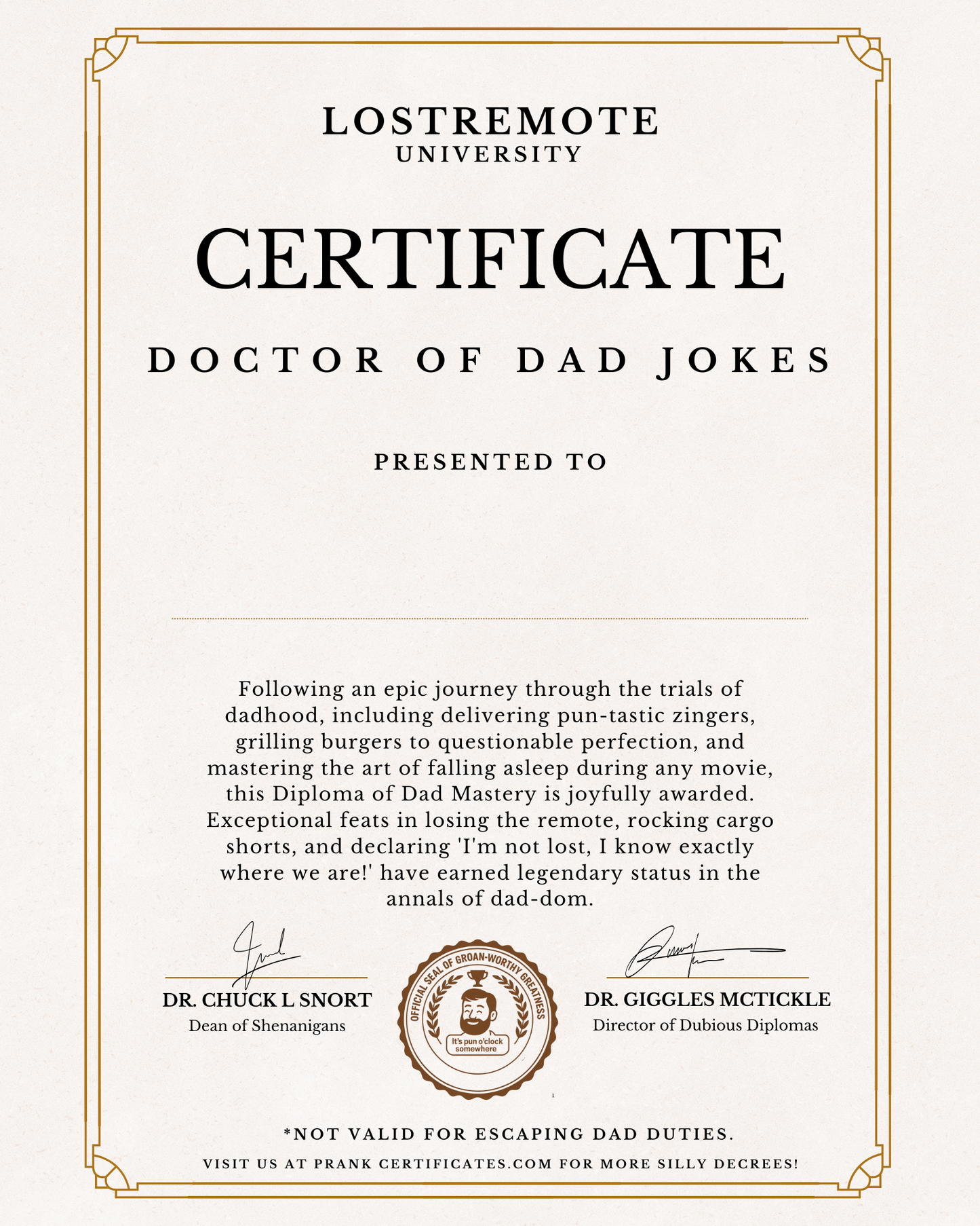 Doctor of Dad Jokes