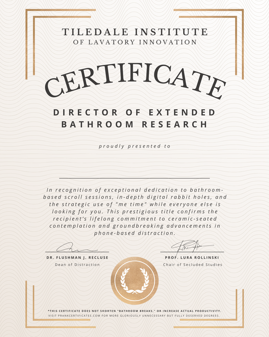 Director of Extended Bathroom Research