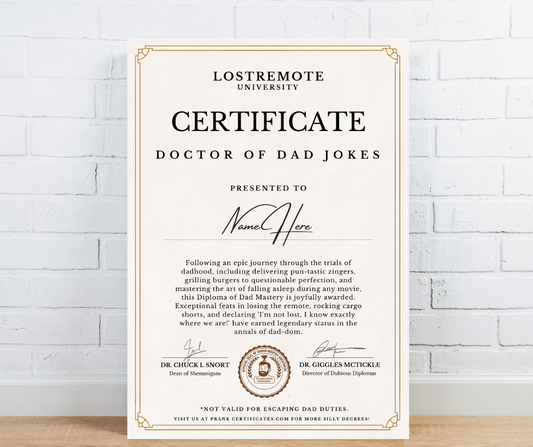 Doctor of Dad Jokes