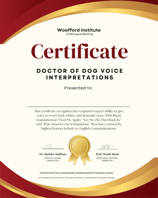 Doctor of Dog Voice Interpretations