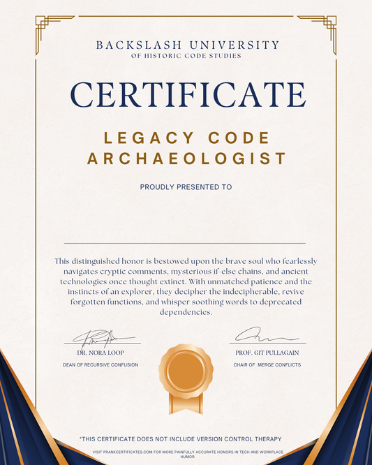 Legacy Code Archaeologist