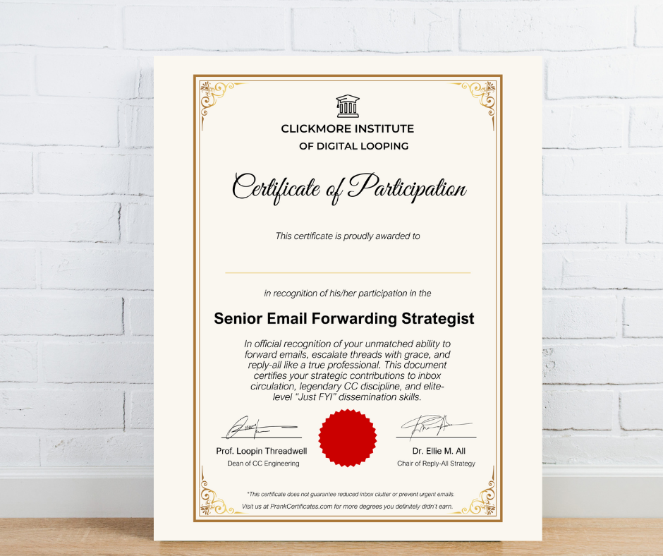 Senior Email Forwarding Strategist