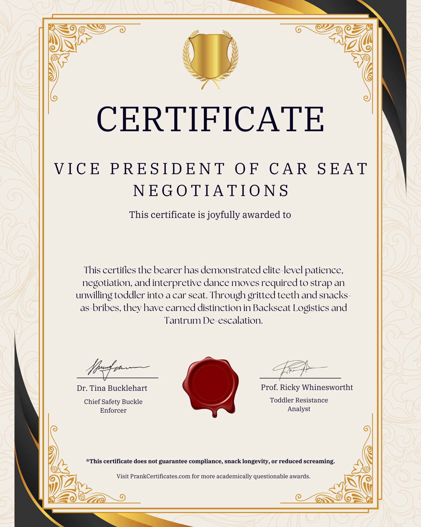 Vice President of Car Seat Negotiations