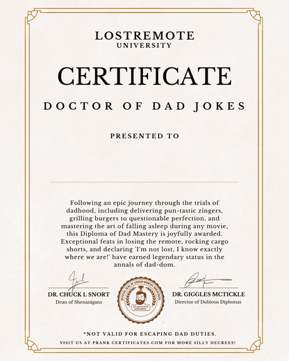 Doctor of Dad Jokes