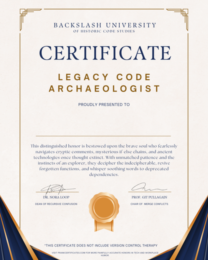 Legacy Code Archaeologist
